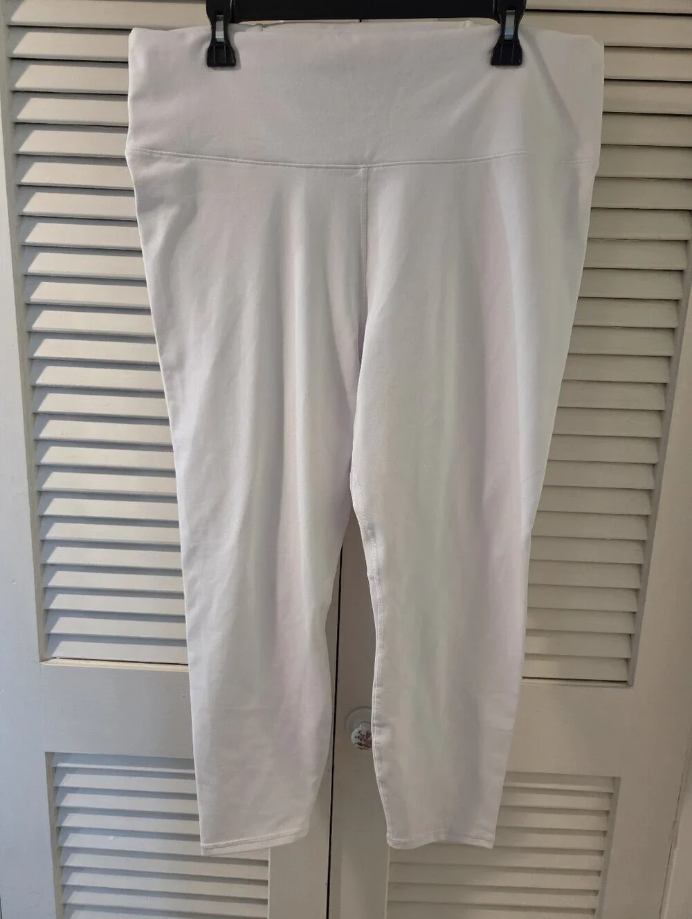 Fabletics White PowerHold High-Waist Leggings Never Worn. Sz 2X